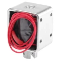 Mecalectro Single-Acting Push Pull Linear Solenoid 24V 6.5W 9mm Stroke 35.3x31.8x25.4mm 8.M13 02 52 24 VCC 100%