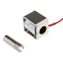 Mecalectro Push Pull Linear Solenoid 12V 6.5W 35.3mm Length 31.8mm Width 25.4mm Depth 8.M13 02 52 12 VCC 100%
