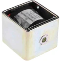 Mecalectro Linear Solenoid 12V Pull Action 15N Magnetic Force 15W Continuous 50.8mm Length 49mm 8.M15 02 73 12 VCC 100%