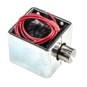 Mecalectro Linear Solenoid, 24V DC, 15W Continuous Power, 15mm Stroke, 49mm Width, 50.8mm Length 8.M15 02 73 24 VCC 100%