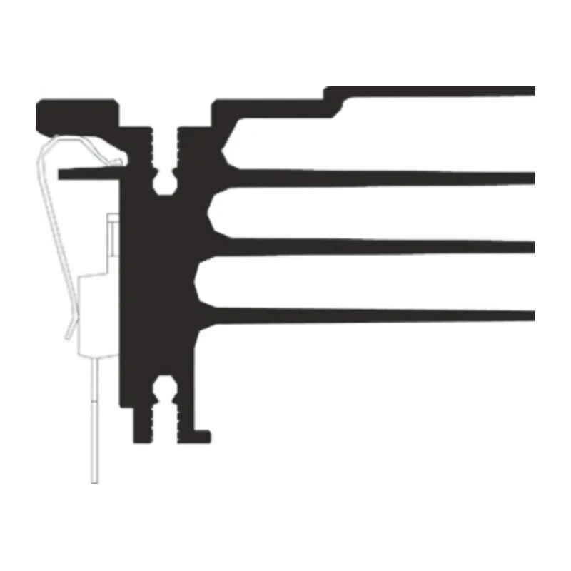 AAVID THERMALLOY Heatsink TO-220 Aluminium Black Anodised Clip Mount 50mm x 54.5mm x 37.1mm 3.91K/W 0S568/50/B