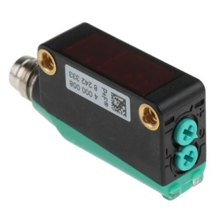 Pepperl + Fuchs Retroreflective Photoelectric Sensor, Block Sensor, 5 m Detection Range, PNP Output, IP67 ML100-55/95/103