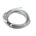 Pepperl + Fuchs Sensor Actuator Cable Female 4 Way Straight to Unterminated Polyvinyl Chloride Grey Jacket 10m V1-G-10M-PVC