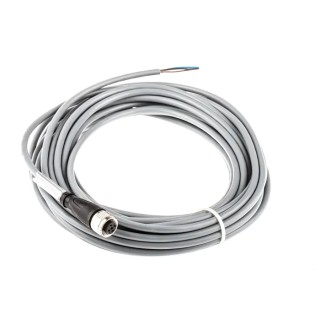 Pepperl + Fuchs Sensor Actuator Cable Female 4 Way Straight to Unterminated Polyvinyl Chloride Grey Jacket 10m V1-G-10M-PVC