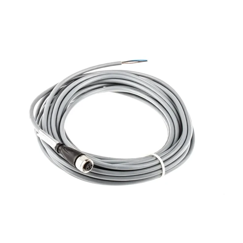 Pepperl + Fuchs Sensor Actuator Cable Female 4 Way Straight to Unterminated Polyvinyl Chloride Grey Jacket 10m V1-G-10M-PVC