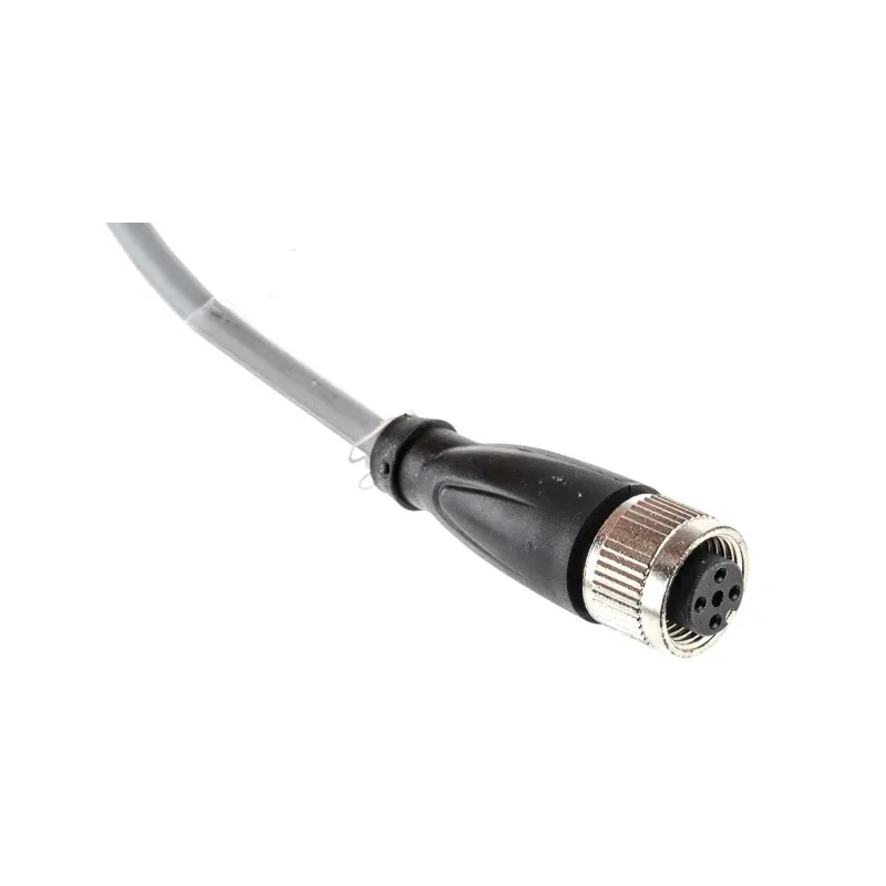 Pepperl + Fuchs Sensor Actuator Cable Female 4 Way Straight to Unterminated Polyvinyl Chloride Grey Jacket 10m V1-G-10M-PVC