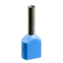 Schneider Electric Linergy AZ5 Insulated Bootlace Ferrule, Blue, 8 mm Pin Length, 2 mm Pin Diameter AZ5DE007