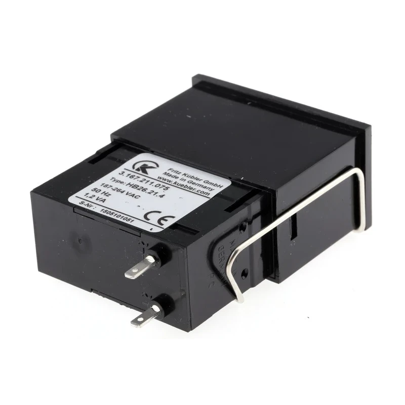 Kubler HB 26.21 Resettable 6 Digit Manual Counter with 4.5mm Digit Height Germany 3.167.211.075