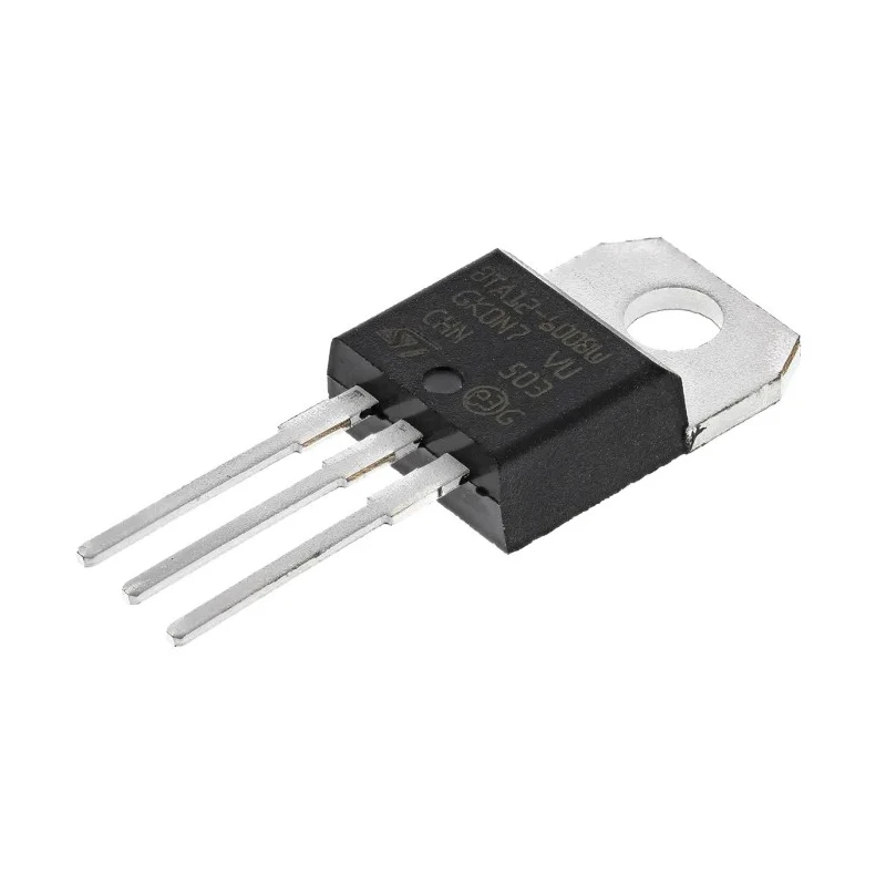 STMicroelectronics Through Hole, 3-Pin TRIAC, 800 V Rated, 12A Irms, Gate Trigger 1.3V, TO-220 Package BTA12-600BWRG