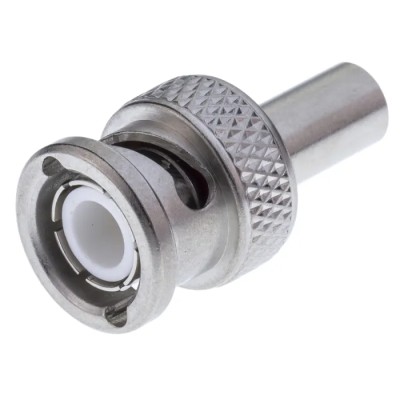 Radiall BNC Series 50 Ω Coaxial Connector Cable Male BNC, Straight Body Crimp R141082161