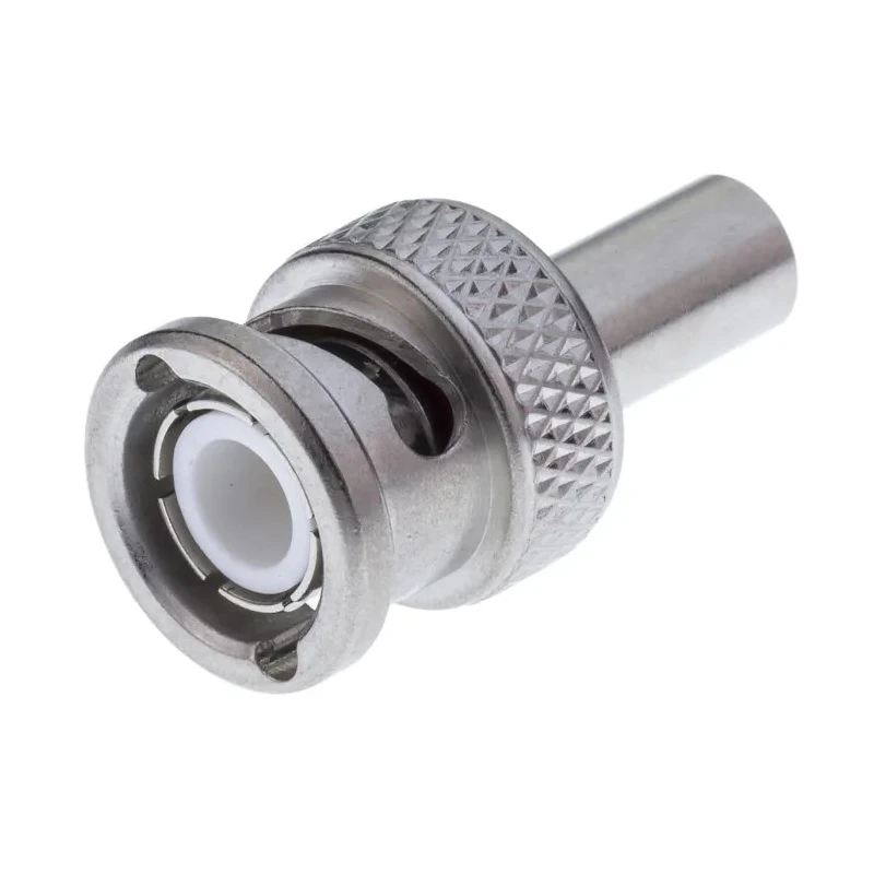 Radiall BNC Series 50 Ω Coaxial Connector Cable Male BNC, Straight Body Crimp R141082161