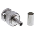 Radiall BNC Series 50 Ω Coaxial Connector Cable Male BNC, Straight Body Crimp R141082161