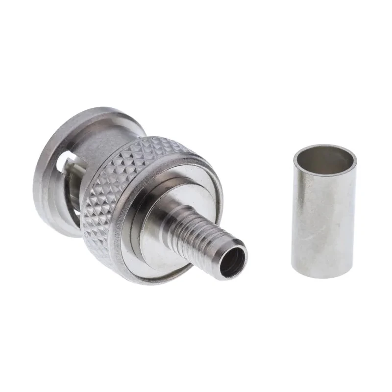 Radiall BNC Series 50 Ω Coaxial Connector Cable Male BNC, Straight Body Crimp R141082161