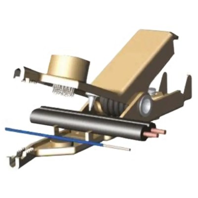 Mueller Electric Bed of Nails Test Clip with Silver Nickel Alloy Contact, Jaw Opening 25.4mm, Length 66.4mm JP-8783-N