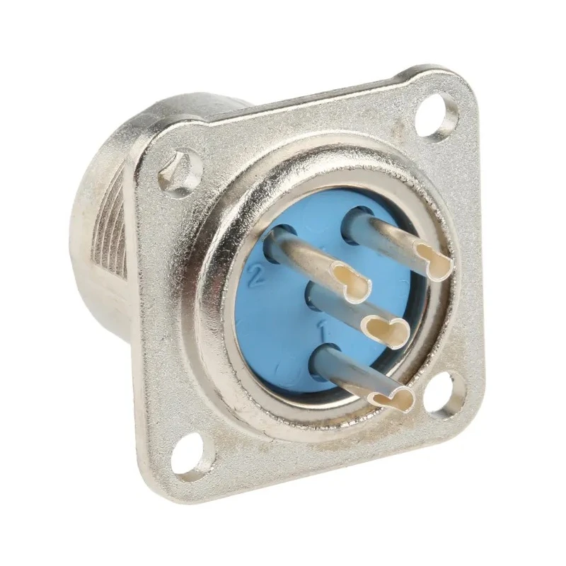 Jaeger Circular Connector, Panel Mount, Female, 15A Current, IP50/IP54 Protection, Standard Size 5366 040 06