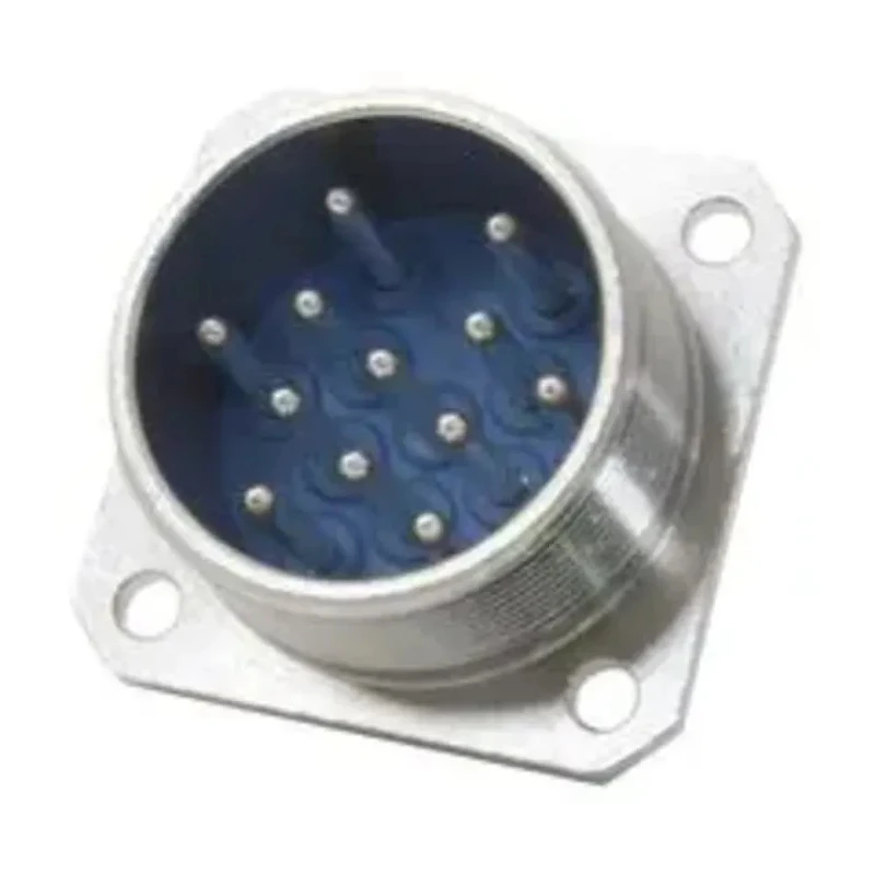 Jaeger Circular Connector, 12 Contacts, Panel Mount, Standard Size, Male, 15A Current, Silver Contact Plating 0383 590 06