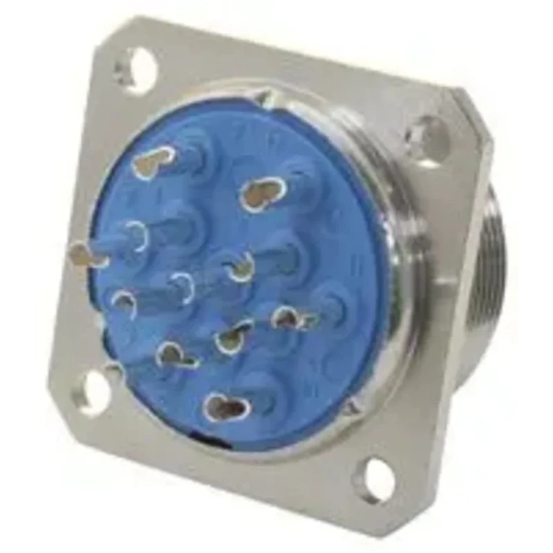 Jaeger Circular Connector, 12 Contacts, Panel Mount, Standard Size, Male, 15A Current, Silver Contact Plating 0383 590 06