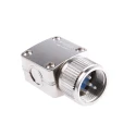 Jaeger Circular Connector, 4 Contacts, Cable Mount, Standard Size, Male, Silver Plated, IP50/IP54 Rated 5326 040 06