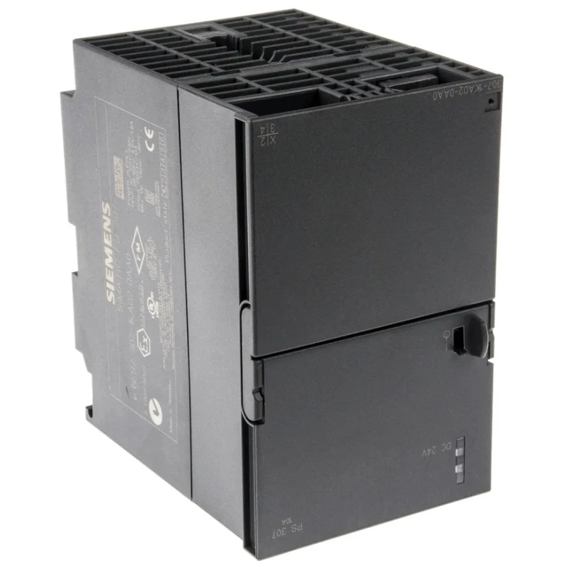Siemens SIMATIC S7-300 Switched Mode DIN Rail Power Supply 132V AC Input 24V DC, 10 A Output, 240 W 6ES7307-1KA02-0AA0