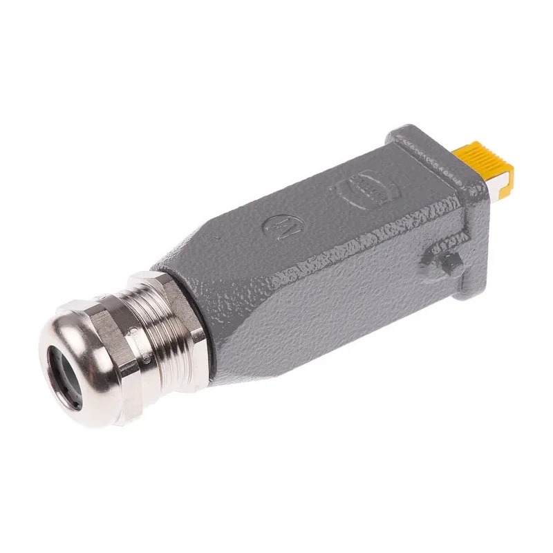 HARTING Han 3A RJ45 Series RJ45 Connector Male Cable Cat6 Shielded Straight 1 Port 8 Way 09451151560