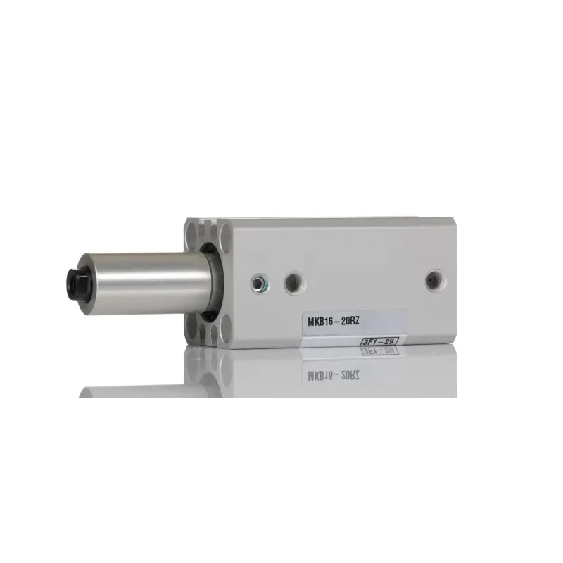 SMC Pneumatic Cylinder Bore 16mm Stroke 20mm Double Acting Through Hole Mount Aluminium Alloy Body MKB16-20RZ
