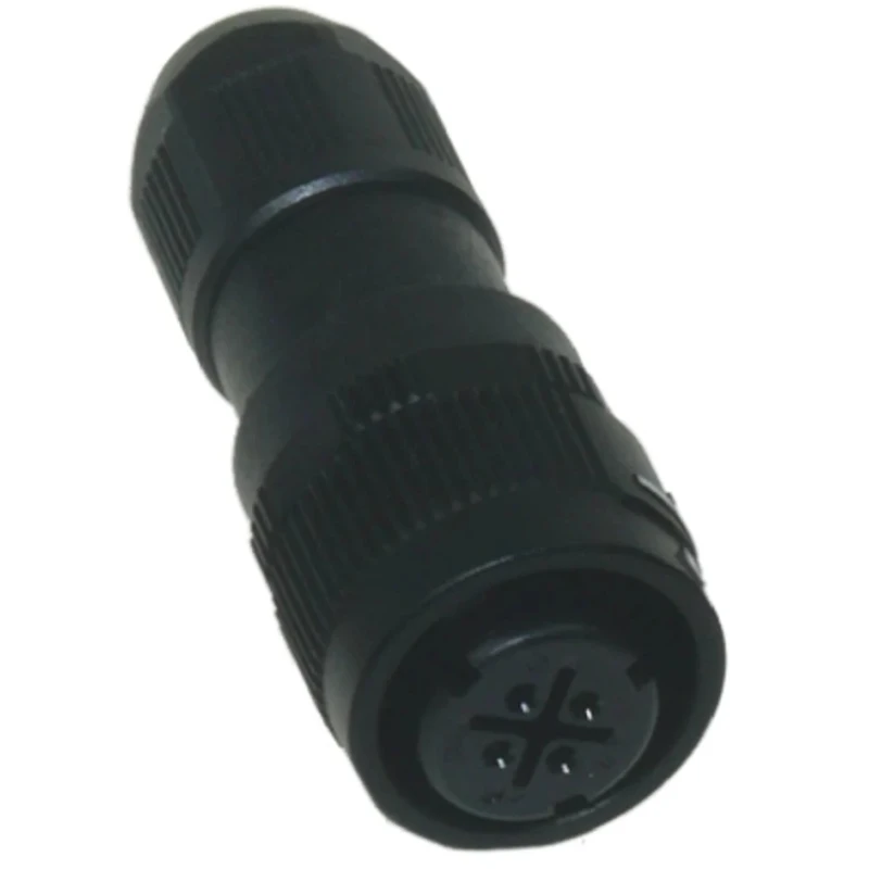 Hirose Miniature Circular Connector 4 Contacts Cable Plug, Female, IP67, IP68, 400V, 5A, Aluminium Housing HR34B