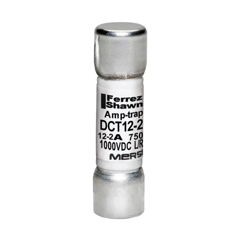 Mersen 12A Melamine Cartridge Fuse 10 x 38 mm 1kV dc DCT12-2