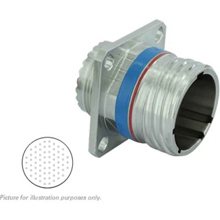 Souriau Sunbank by Eaton 66 Way Copper Alloy Straight MIL Spec Circular Connector Female with Male Contacts Shell 8D019F35AN