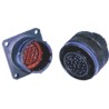 Amphenol Socapex MIL Spec Circular Connector Female 13 Contacts Wall Mount Shell Size 11 LJT00RT1135S014
