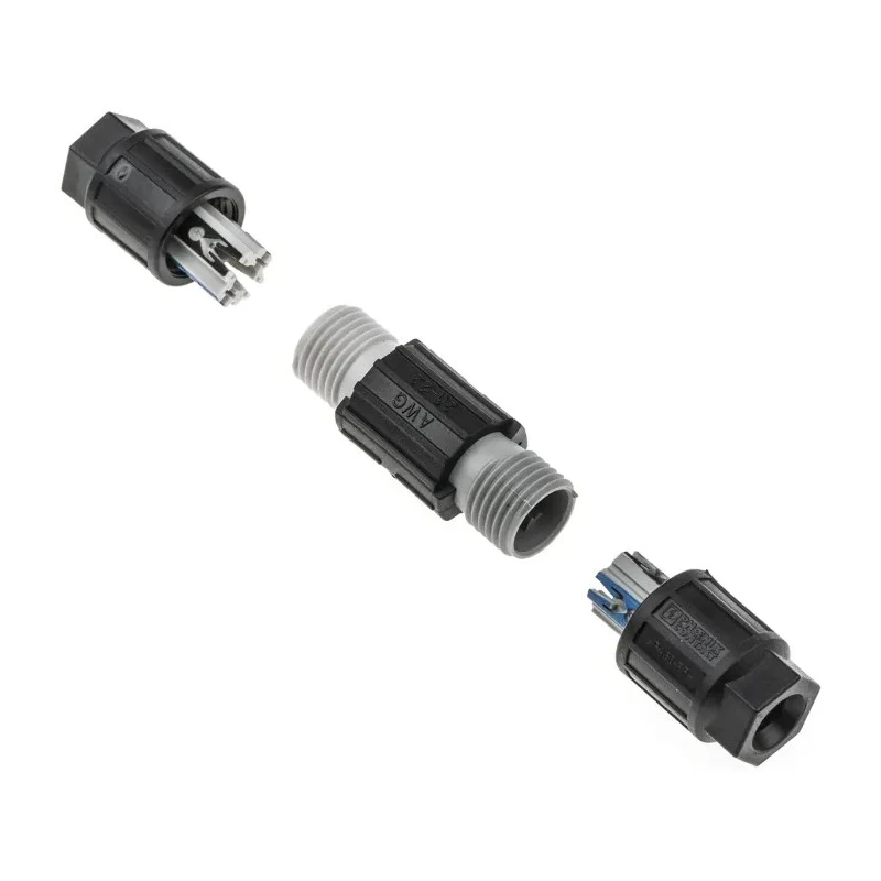 Phoenix Contact Industrial Circular Connector 4 Contacts Cable Mount Socket Female IP65 IP67 Q 0.34 Series 