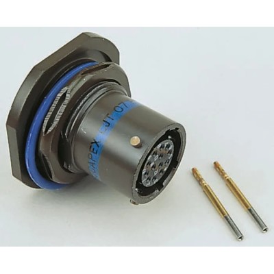 Amphenol Socapex MIL Spec Circular Connector 6 Contacts, Female Contact, Male Connector, Shell Size 9 LJT06RT0935S014