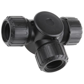 Adaptaflex Black Conduit Fitting 21 mm Nominal Size M20 Polyamide 66 Corrosion-Resistant IP66 IP67 ASF21X3/T
