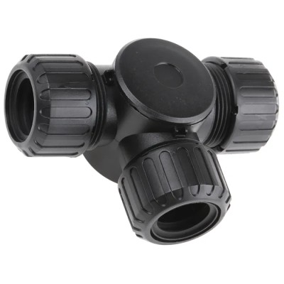 Adaptaflex Black Conduit Fitting 21 mm Nominal Size M20 Polyamide 66 Corrosion-Resistant IP66 IP67 ASF21X3/T