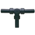 Adaptaflex Black Conduit Fitting 21 mm Nominal Size M20 Polyamide 66 Corrosion-Resistant IP66 IP67 ASF21X3/T