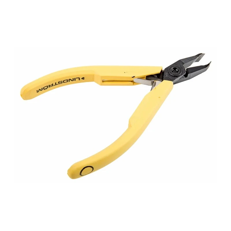 Lindstrom Flush ESD Safe Oblique Cutter 117mm Overall Length, Steel Jaw, Bi-Metal Handle 8247
