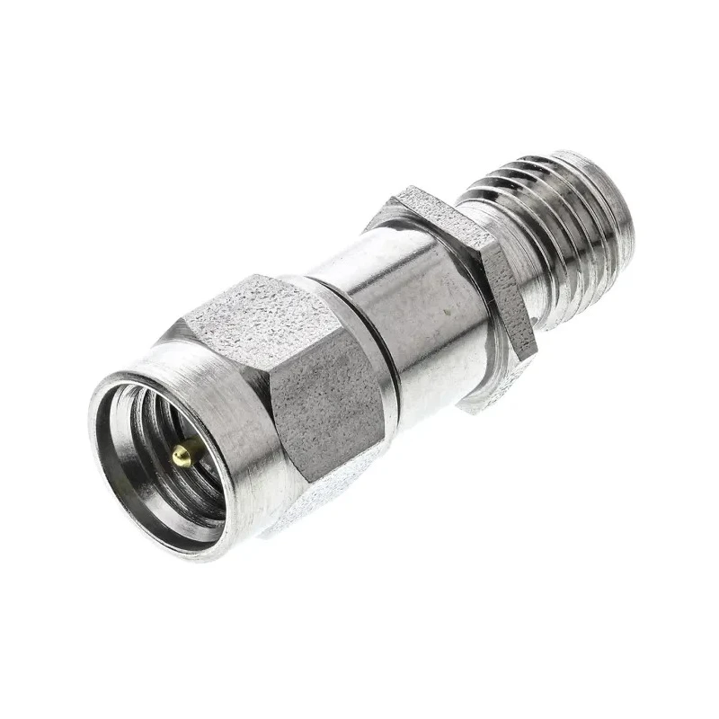 Huber+Suhner RF Attenuator SMA Plug to Socket 0.5 dB 50Ω 4-18 GHz Gold Plated 6620_SMA-50-1/199_NE