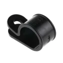 RS PRO Black Nylon Cable Clip, P Clamp, 20 mm Max Bundle Diameter, Screw Fixing, UL 1696 LFH ELFH 614-019