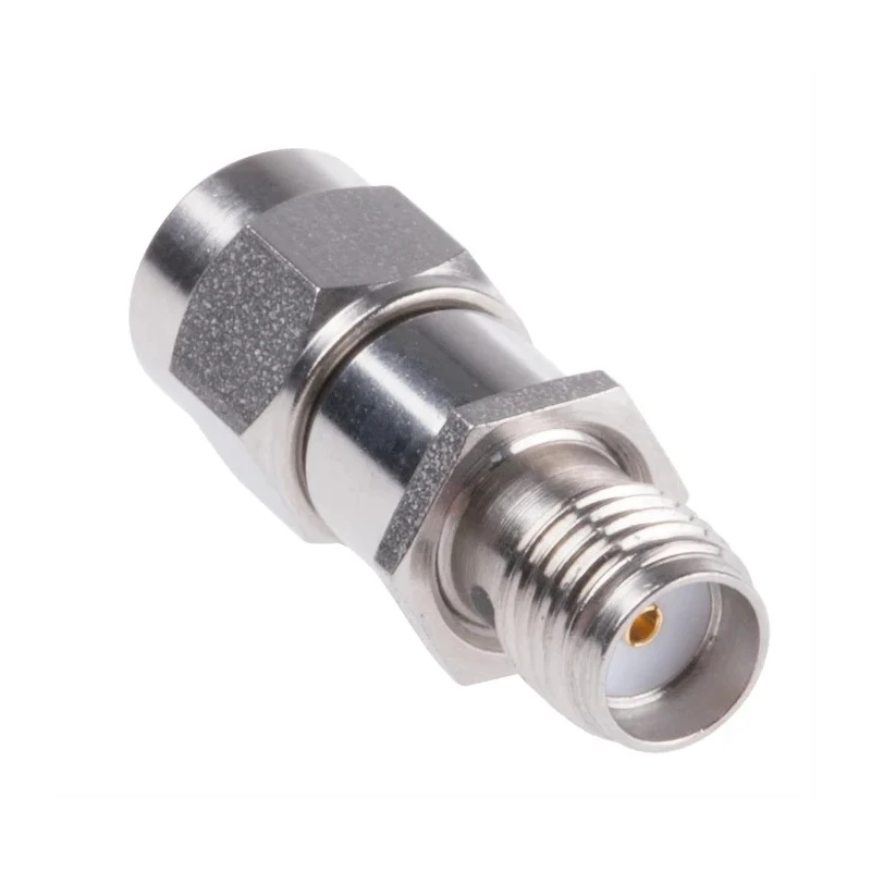 Huber+Suhner RF Attenuator SMA Plug to Socket 50Ω 18GHz Gold Plated 6601_SMA-50-1/199_NE