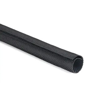 HellermannTyton Braided Polyethylene Terephthalate Black Cable Sleeve, 150m Length, 5 mm 170-01000 TWIST-IN 05-PET-BK