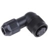 Hirose Miniature Circular Connector, 10 Contacts, Cable Mount Plug, Female, Solder Termination, IP67/IP68 Rated HR34B