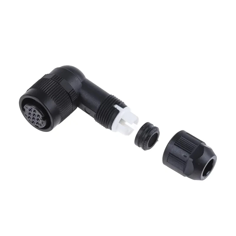 Hirose Miniature Circular Connector, 10 Contacts, Cable Mount Plug, Female, Solder Termination, IP67/IP68 Rated HR34B