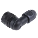 Hirose Miniature Circular Connector, 10 Contacts, Cable Mount Plug, Female, Solder Termination, IP67/IP68 Rated HR34B