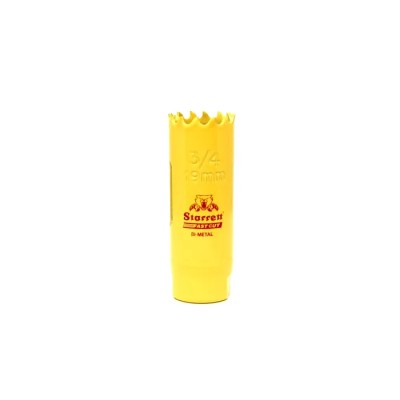 Starrett 19 mm Diameter HSS Bi-metal Drill Bit for Mild Steel Sheet, Stainless Steel, Metal FCH0034-G