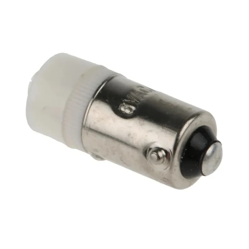 JKL Components White Indicator Lamp BA9 Base 9.6 mm Diameter LE-BA9S-6W