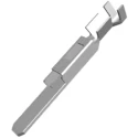 TE Connectivity Multi-Interlock Mark II Series Male Crimp Terminal, 13 AWG Min Crimp, 20 AWG Max 281937-3