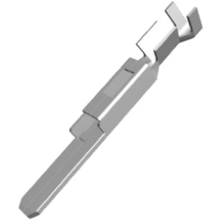 TE Connectivity Multi-Interlock Mark II Series Male Crimp Terminal, 13 AWG Min Crimp, 20 AWG Max 281937-3