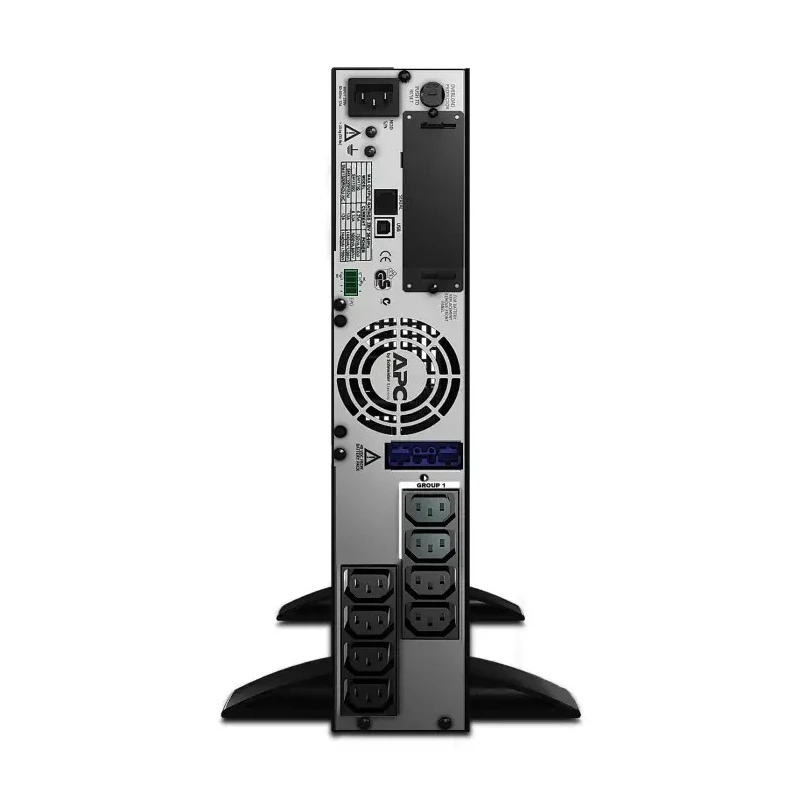 APC 750 VA, 500 W Line Interactive Uninterruptible Power Supply Rack Stand Alone 12 min Backup SMX750I