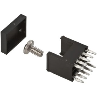 TE Connectivity Nylon Screw Terminal, Straight Orientation, 25A Current, 5 Legs, 2 Rows, Tin Plated Body 5055557-4