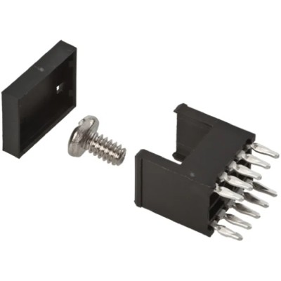 TE Connectivity Nylon Screw Terminal, Straight Orientation, 25A Current, 5 Legs, 2 Rows, Tin Plated Body 5055557-4