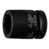 Bahco 21 mm 12.7 mm Drive Heavy Duty Black Alloy Steel Impact Socket 38mm Length K7801M-21